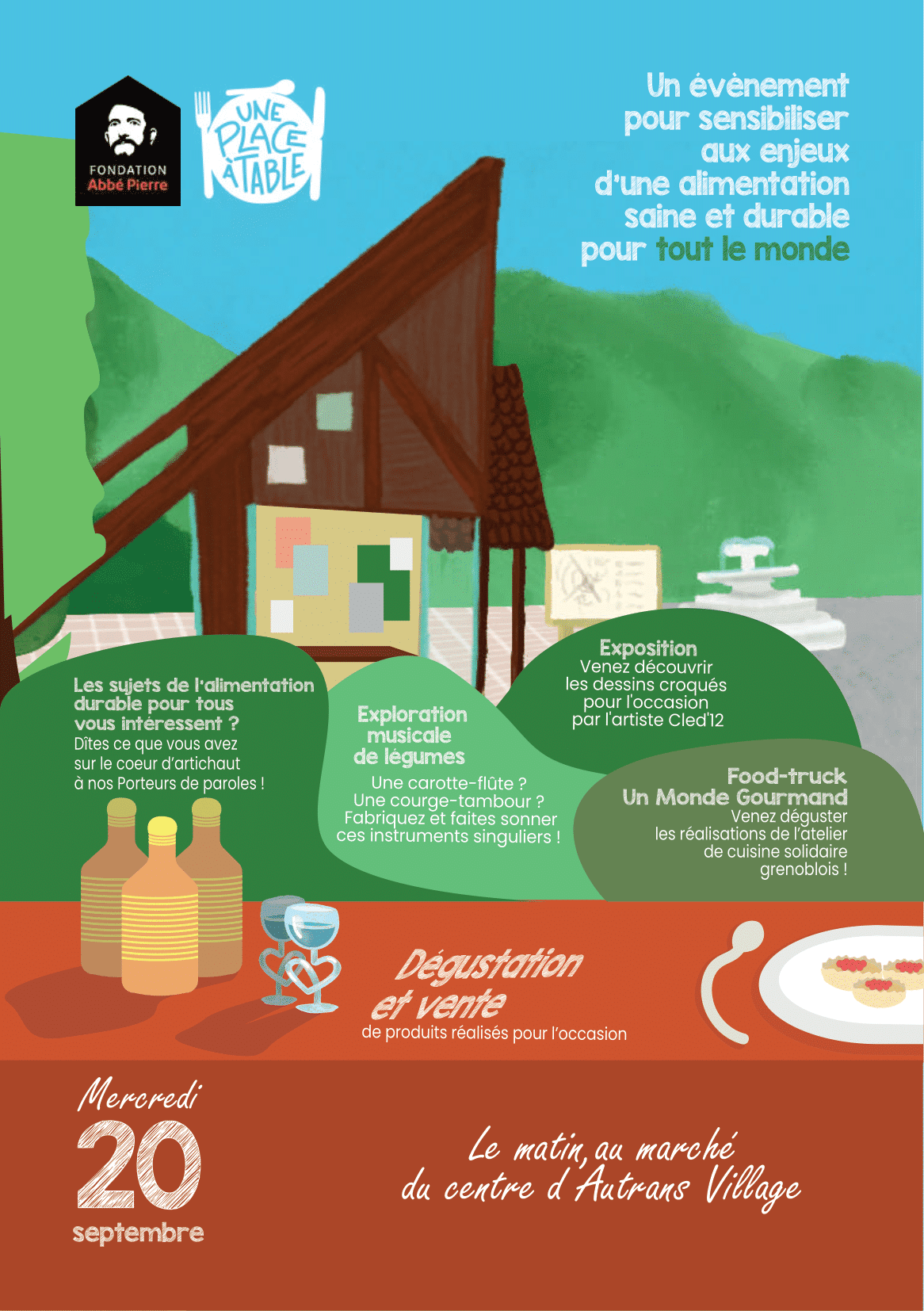 PAiT Grenoble | Une Place A Table – Animations et débats pour le droit à l’alimentation