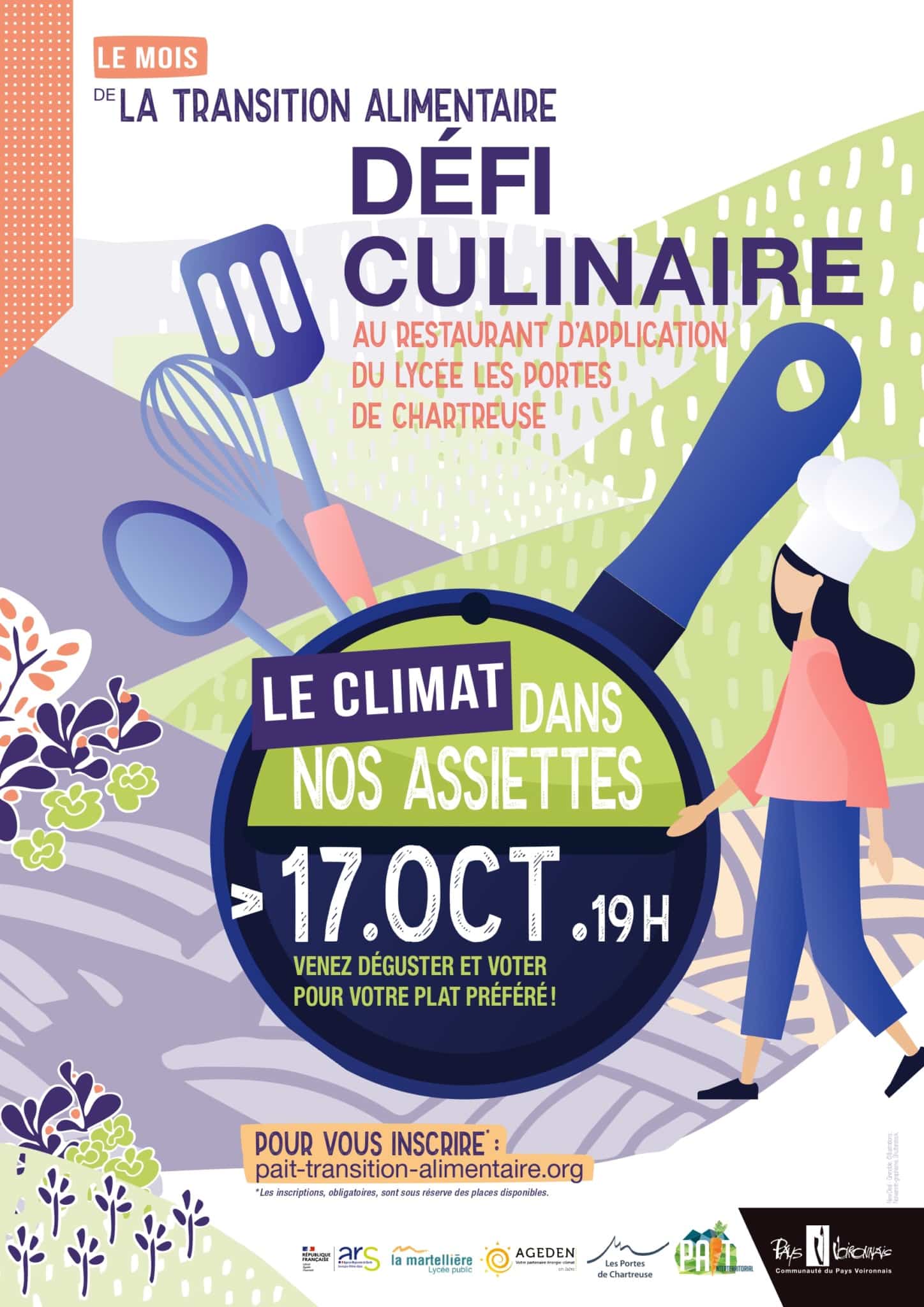 PAiT Grenoble | Défi culinaire « Le Climat dans nos Assiettes »