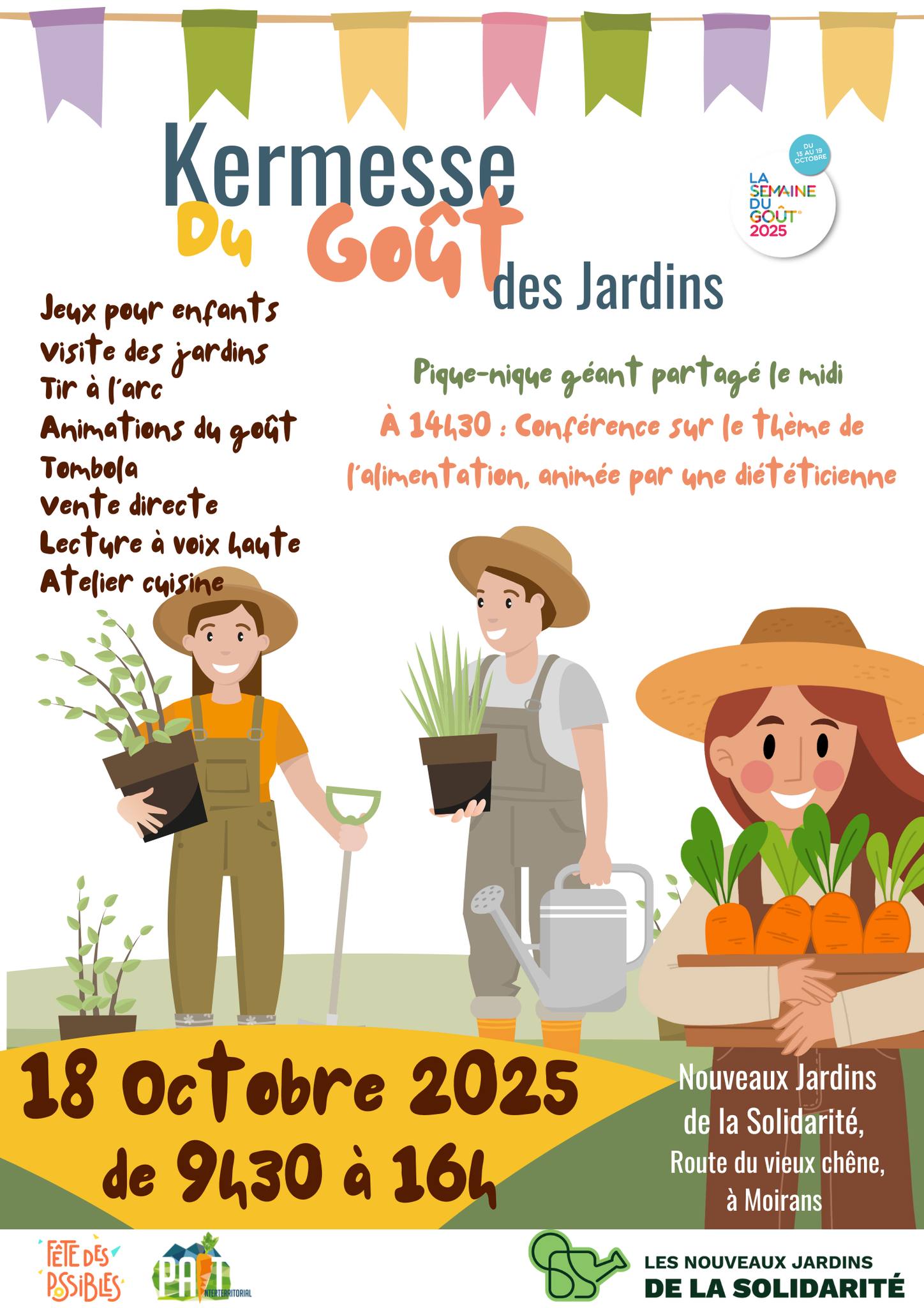 PAiT Grenoble | Ferme ouverte d’Automne aux nouveaux jardins de la Solidarité