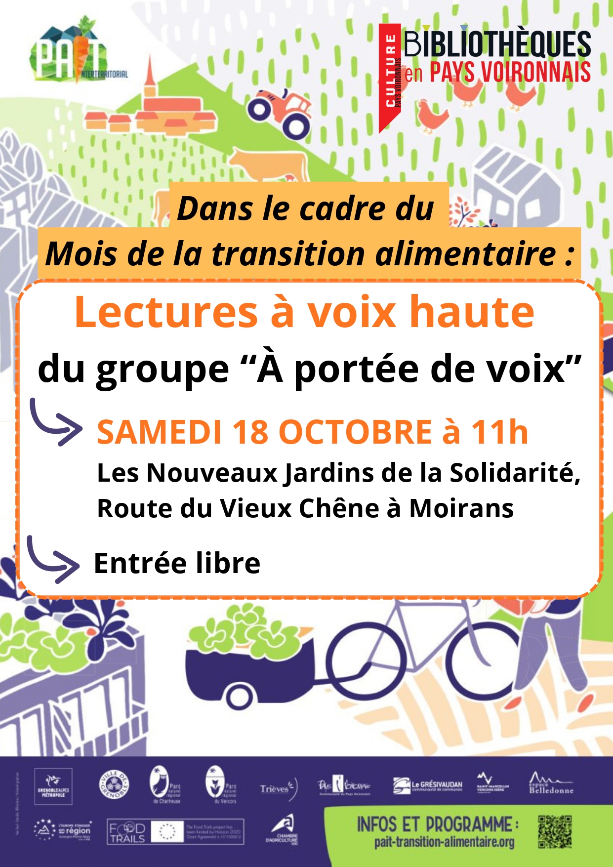 PAiT Grenoble | Ferme ouverte d’Automne aux nouveaux jardins de la Solidarité