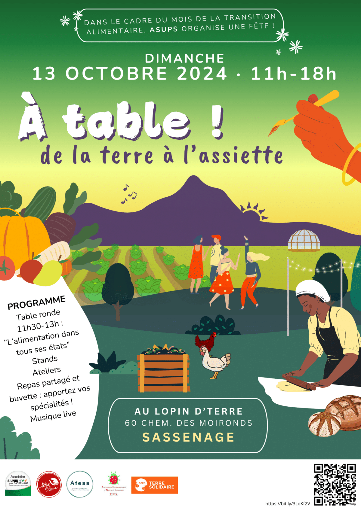 PAiT Grenoble | Fete de l’alimentation: A Table! De la terre à l’assiette