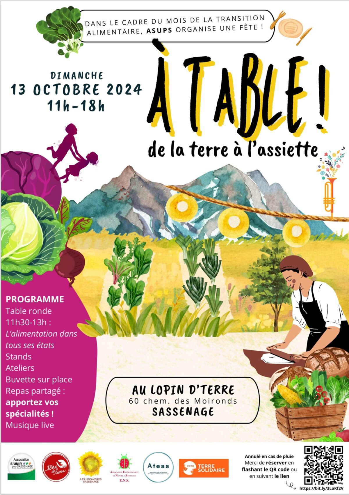 PAiT Grenoble | Fete de l’alimentation: A Table! De la terre à l’assiette