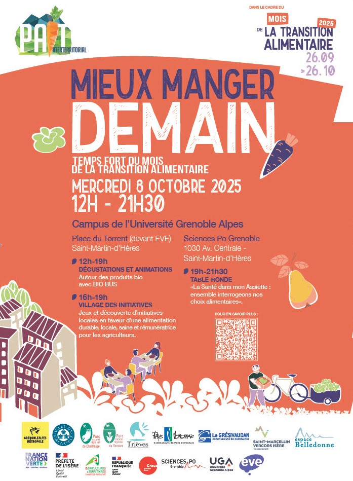 PAiT Grenoble | Mieux manger demain – Temps fort du Mois de la Transition Alimentaire