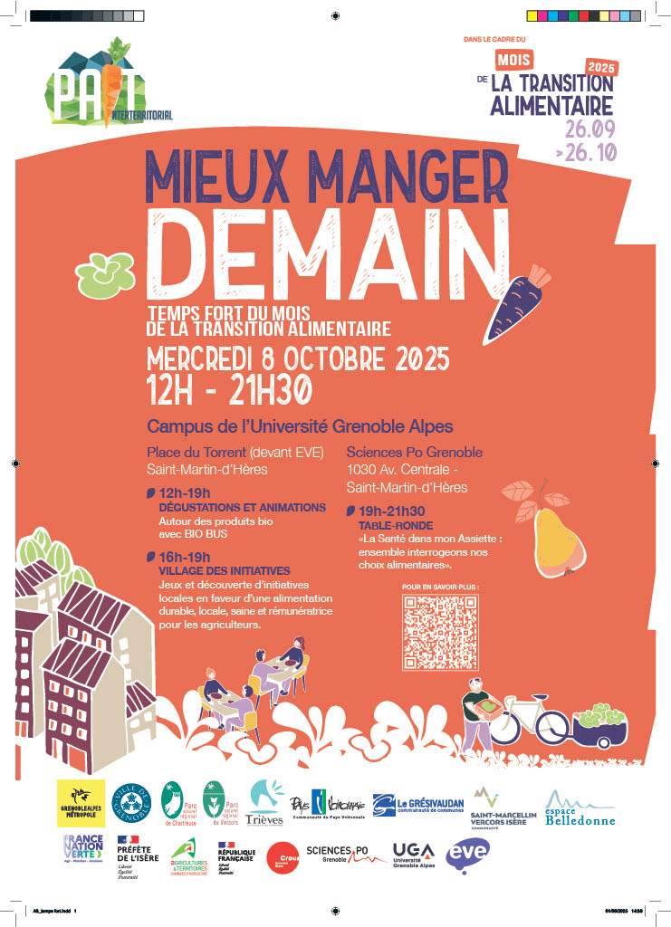 PAiT Grenoble | Mieux manger demain – Temps fort du Mois de la Transition Alimentaire