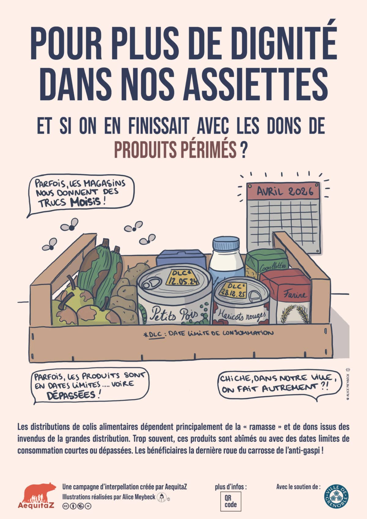 PAiT Grenoble | Pour plus de dignité dans nos assiettes, et si on en finissait avec… (une campagne d&rsquo;interpellation organisée par l&rsquo;association AequitaZ – www.aequitaz.org)