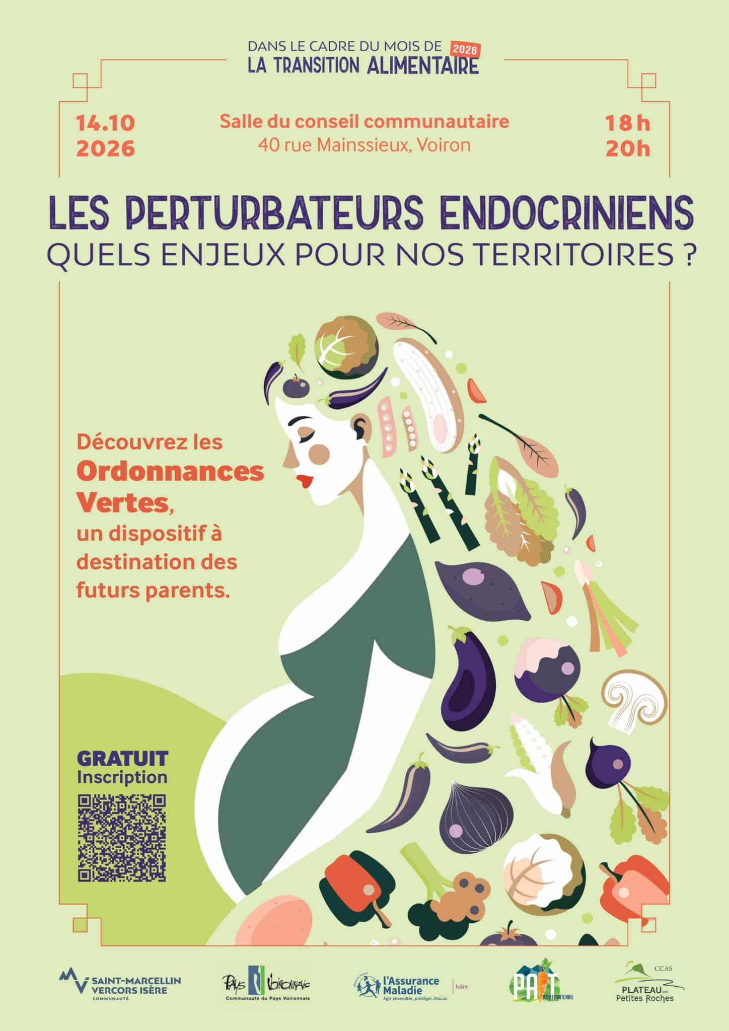 PAiT Grenoble | Conférence Perturbateurs endocriniens : quels enjeux pour nos territoires ?