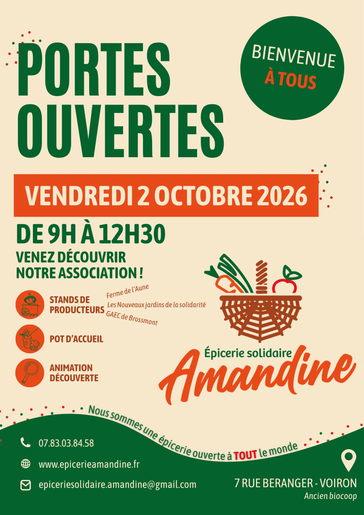 PAiT Grenoble | PORTES OUVERTES de l’épicerie Amandine