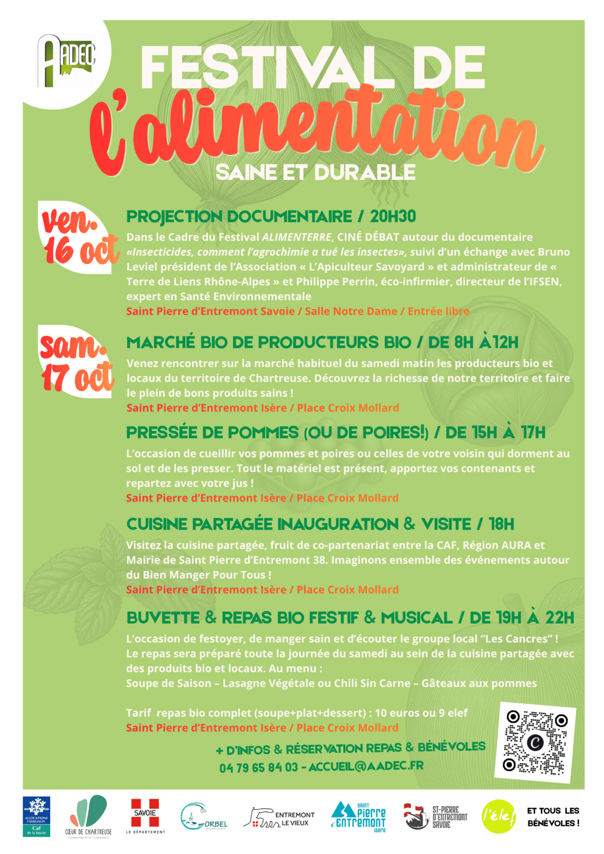 PAiT Grenoble | FESTIVAL DE L&rsquo;ALIMENTATION SAINE ET DURABLE